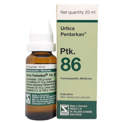 Urtica Pentarkan PTK 86 - Dr. Willmar Schwabe Germany- The Homoeopathy Store