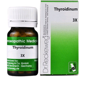 Thyroidinum 3X tabs Dr. Reckeweg - The Homoeopathy Store