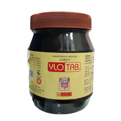 Lords Ylo Tab 330 grams (1000 tabs ) - Lords- The Homoeopathy Store