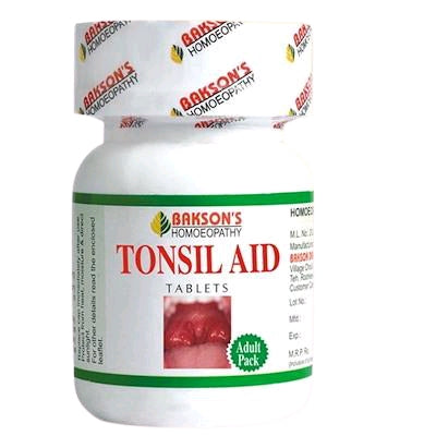 Tonsil Aid tabs - Bakson- The Homoeopathy Store