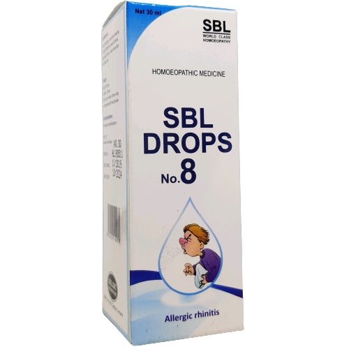 SBL Drops No.8 Allergic Rhinitis - SBL- The Homoeopathy Store