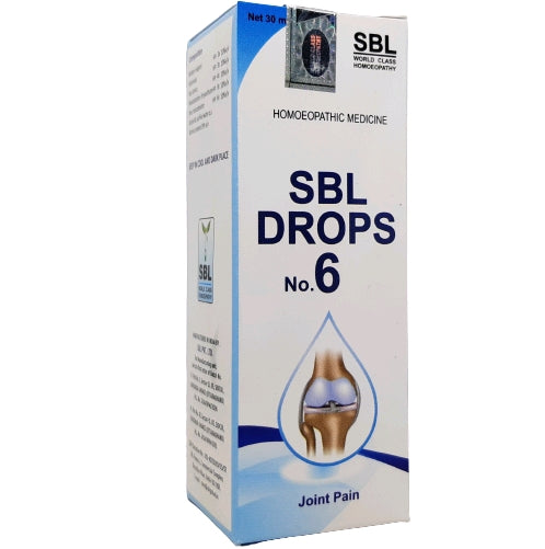 SBL Drops No.6 Joint Pain - SBL- The Homoeopathy Store