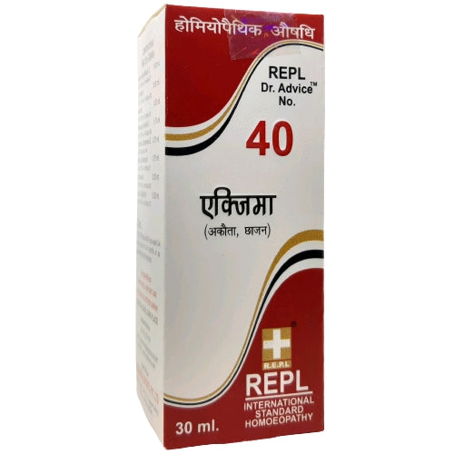 REPL Dr.Advice No.40 ECZEMAA - REPL- The Homoeopathy Store