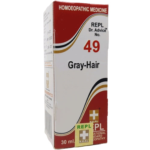 REPL Dr.Advice No.49 GRAY-HAIR - REPL- The Homoeopathy Store