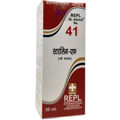 REPL Dr.Advice No. 41 STERLIN-F - REPL- The Homoeopathy Store