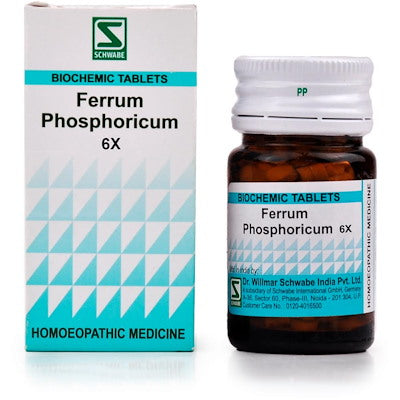 Ferrum phos 6X Schwabe - Dr. Willmar Schwabe India- The Homoeopathy Store