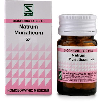 Natrum mur 6X Schwabe - Dr. Willmar Schwabe India- The Homoeopathy Store