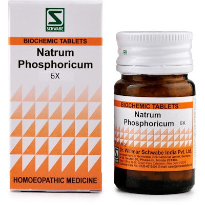 Natrum phos 6X Schwabe - Dr. Willmar Schwabe India- The Homoeopathy Store