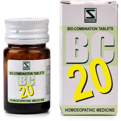 Bio Combination 20 Schwabe - Dr. Willmar Schwabe India- The Homoeopathy Store