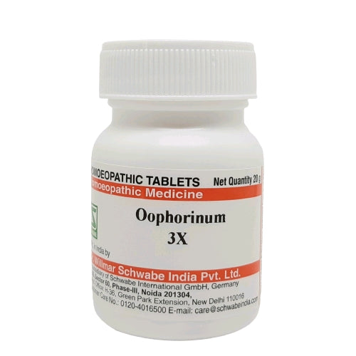 Oophorinum 3x Tablets WSI - Dr. Willmar Schwabe India- The Homoeopathy Store