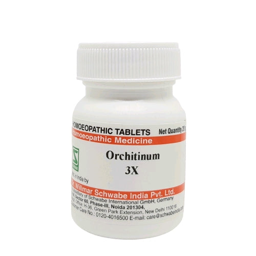 Orchitinum 3x tabs - Dr. Willmar Schwabe India- The Homoeopathy Store