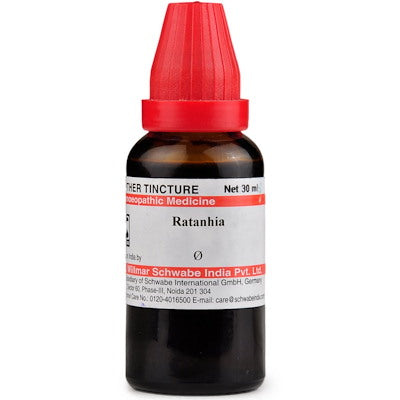 Ratanhia Q 30 ml - Dr. Willmar Schwabe India- The Homoeopathy Store