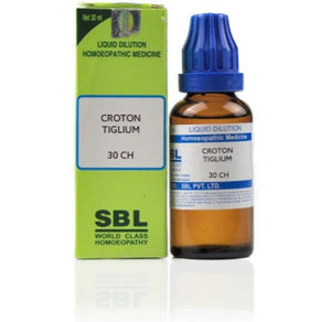 SBL Croton tiglinum 30 CH 30 ml - The Homoeopathy Store