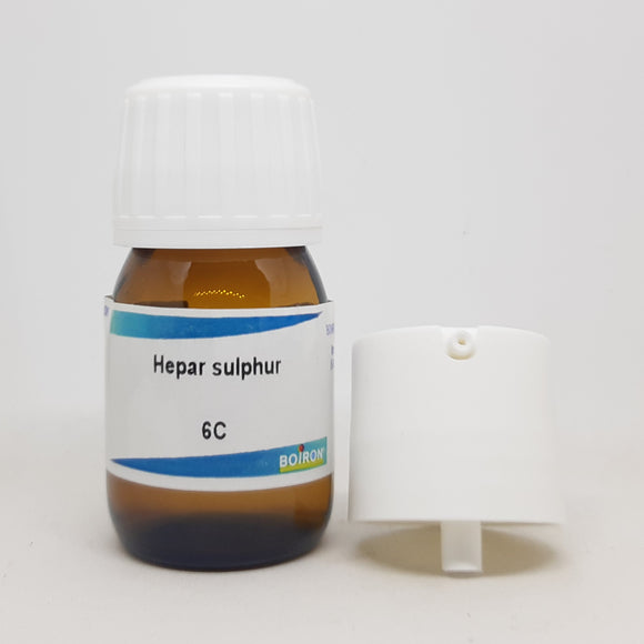 Hepar sulphur 6CH 20 ml Boiron - The Homoeopathy Store