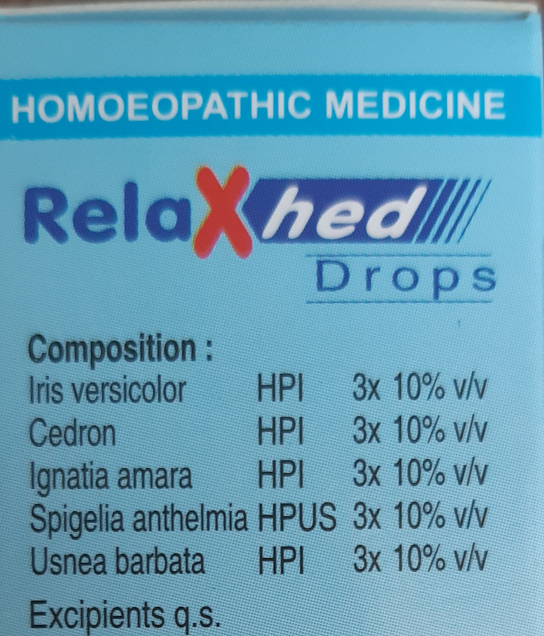 Relaxhed Drops SBL - SBL- The Homoeopathy Store