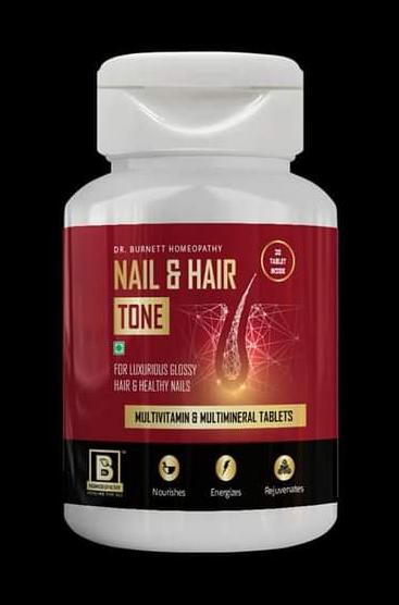Dr Burnett Nail & Hair Tone Tablet - The Homoeopathy Store