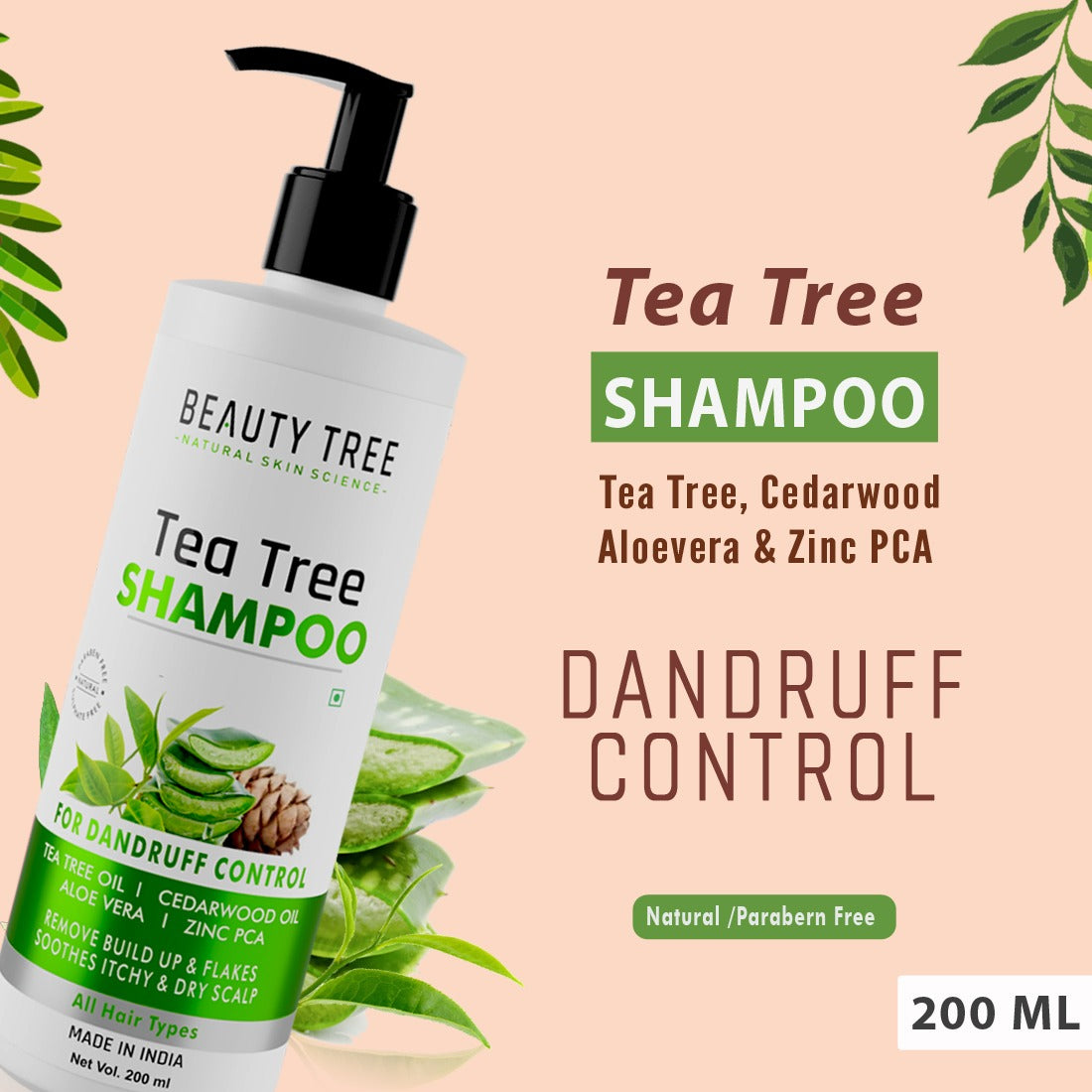 Tea Tree Shampoo - Beauty Tree- The Homoeopathy Store