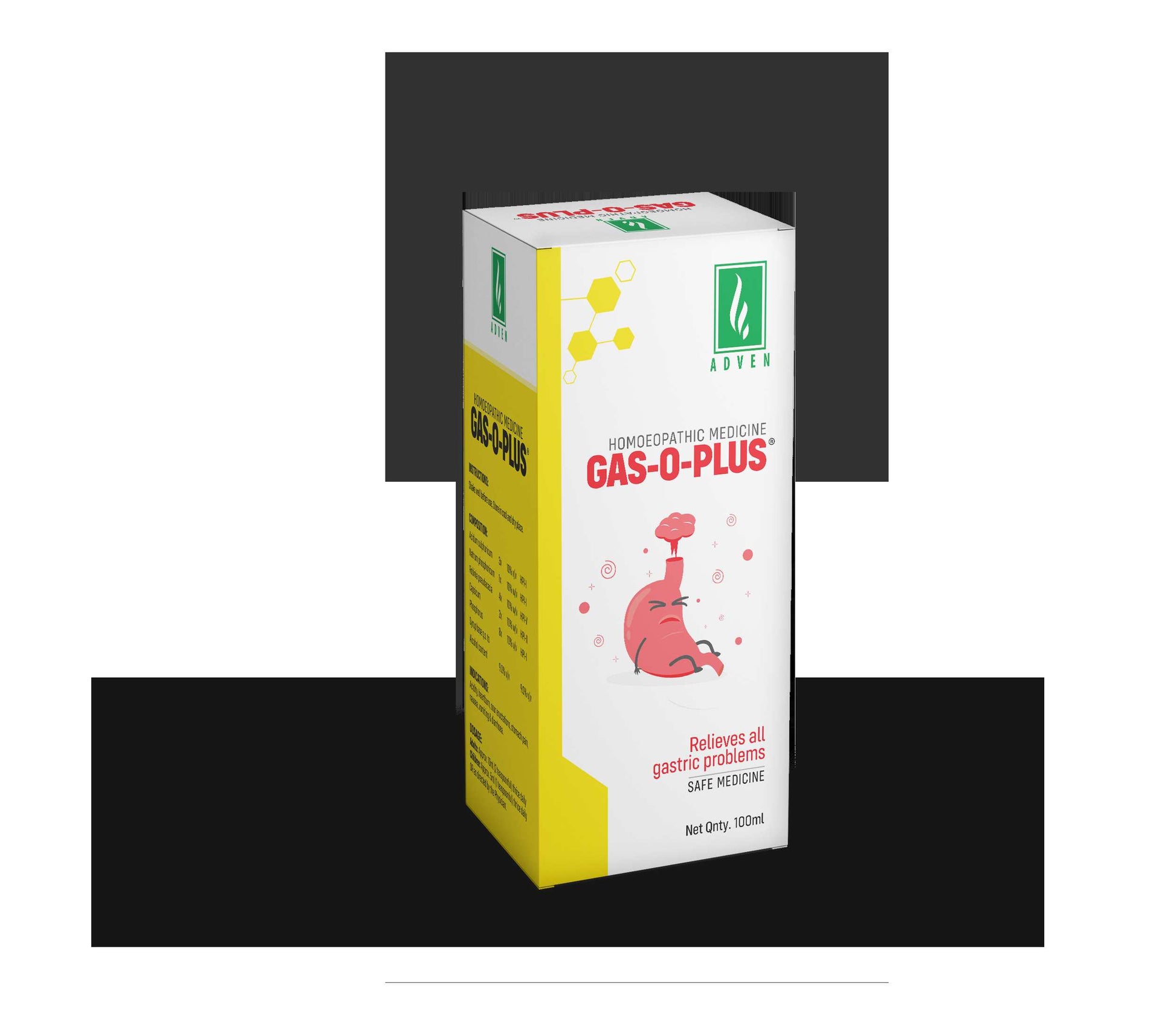 Adven Gas-o-Plus Syrup 100ml - Adven- The Homoeopathy Store