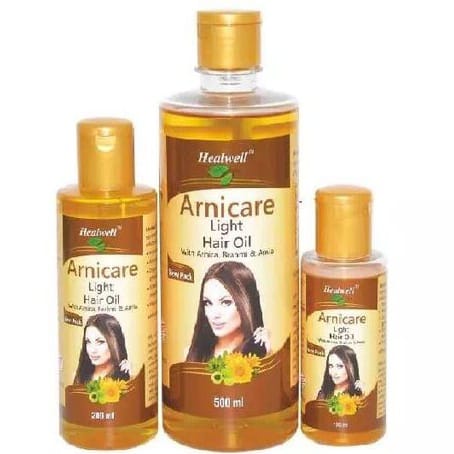 Arnicare Light Hair Oil Healwell - Healwell- The Homoeopathy Store