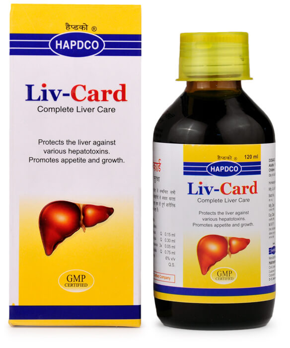 LIV CARD SYRUP HAPDCO - HAPDCO- The Homoeopathy Store