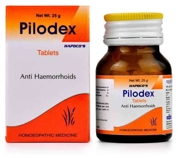 Pilodex Tablets HAPDCO - The Homoeopathy Store