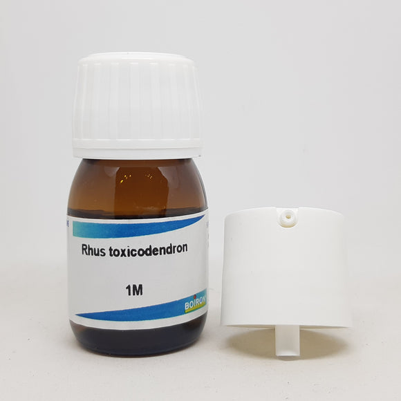 Rhus toxicodendron 1M 20 ml Boiron - The Homoeopathy Store