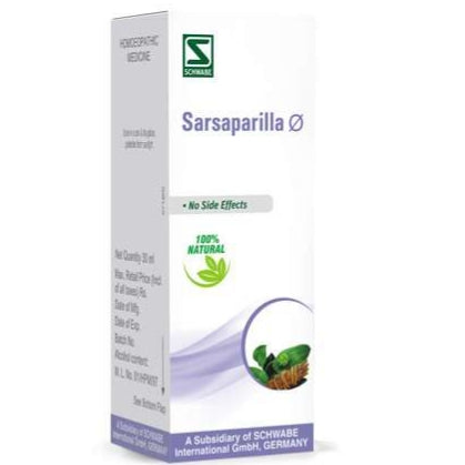 Sarasaprilla Q 30 ml Schwabe - The Homoeopathy Store
