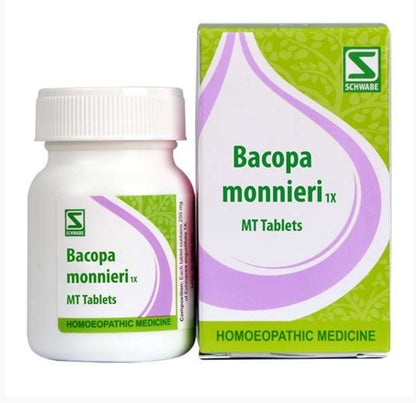 Bacopa Monnieri 1x tabs - Dr. Willmar Schwabe India- The Homoeopathy Store