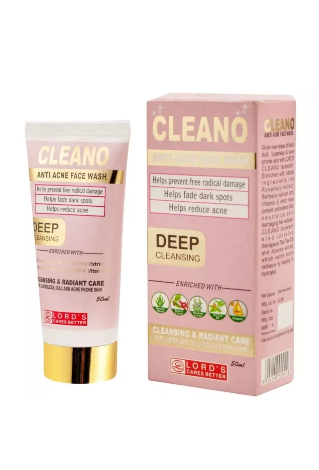 Lords Cleano Facewash (New Pack) - Lords- The Homoeopathy Store