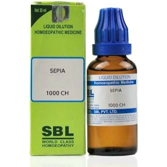 Sepia 1M 30 ml SBL - SBL- The Homoeopathy Store