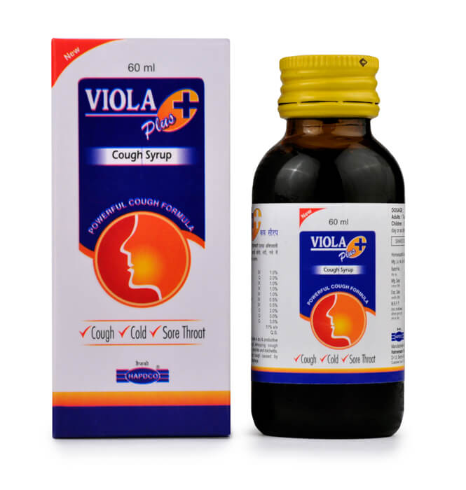 Viola Plus Cough Syrup HAPDCO - HAPDCO- The Homoeopathy Store