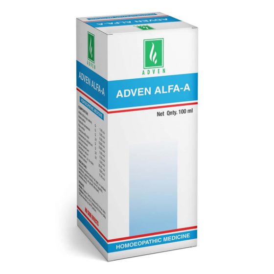 Adven Alfa-A Syrup 100 ml - Adven- The Homoeopathy Store