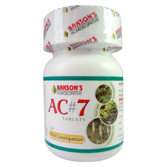 AC- 7 tabs - Bakson- The Homoeopathy Store