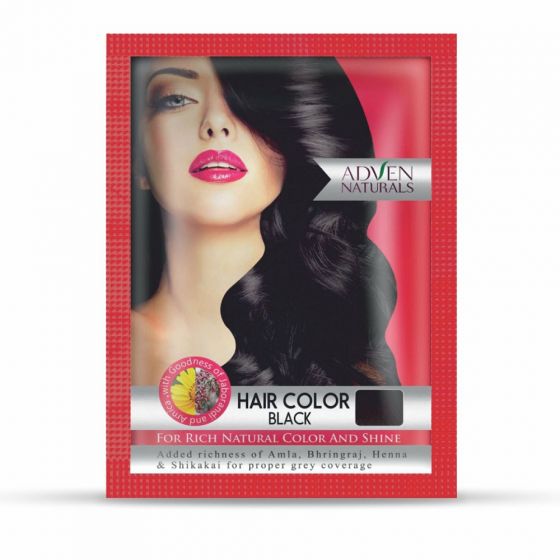 Adven Naturals Black Hair Color Adven - The Homoeopathy Store