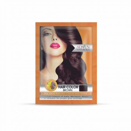 Adven Naturals Brown Hair Color Adven - The Homoeopathy Store