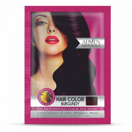 Adven Naturals Burgundy Hair Color Adven - Adven- The Homoeopathy Store