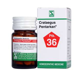 Crataegus Pentarkan (Ptk-36) - Dr. Willmar Schwabe India- The Homoeopathy Store