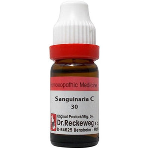 Sanguinaria canadensis 30 CH  11 ml Dr. Reckeweg - The Homoeopathy Store