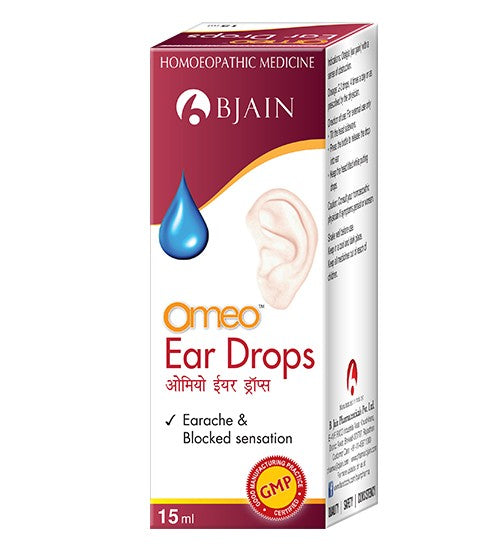 Omeo ear drops - Bjain- The Homoeopathy Store