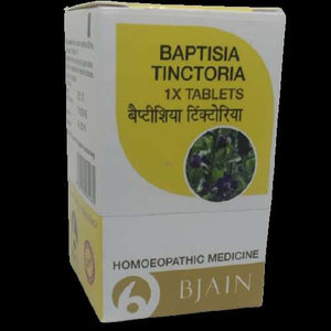 Baptisia tinctoria 1x tabs Bjain - The Homoeopathy Store