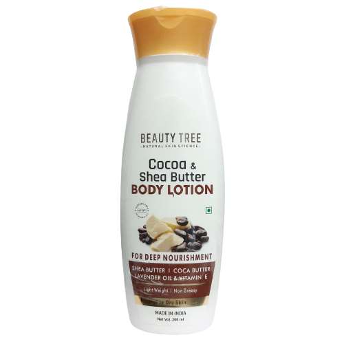 Beauty Tree Cocoa & Shea Butter Body Lotion - Beauty Tree- The Homoeopathy Store