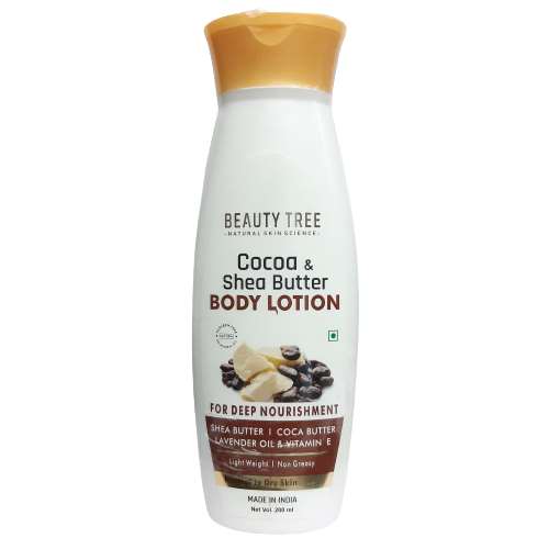 Beauty Tree Cocoa & Shea Butter Body Lotion - The Homoeopathy Store