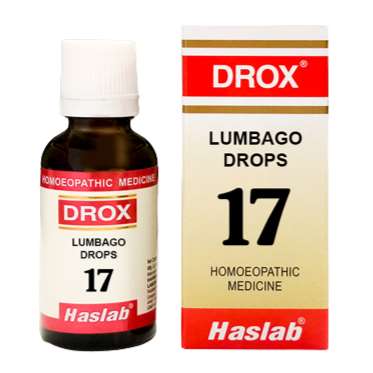 DROX 17 LUMBAGO (BACKACHE) - HSL Haslab- The Homoeopathy Store