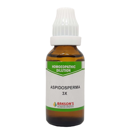 Aspidosperma 3X Bakson 30 ml - Bakson- The Homoeopathy Store