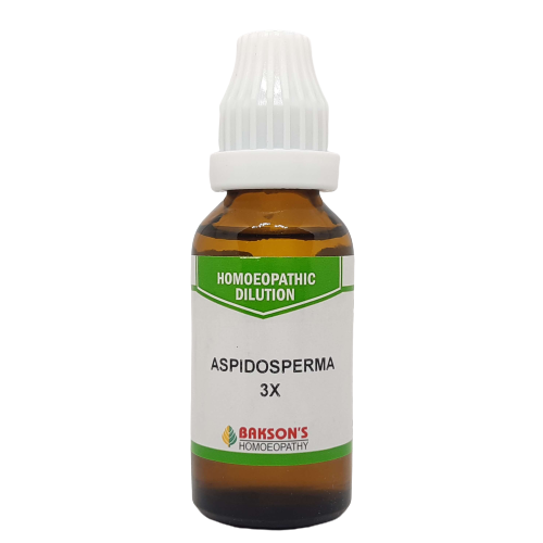 Aspidosperma 3X Bakson 30 ml - The Homoeopathy Store