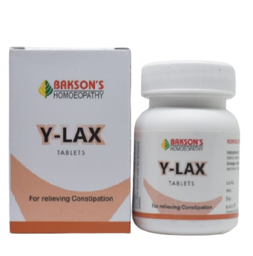 Y lax Tablets - Bakson- The Homoeopathy Store