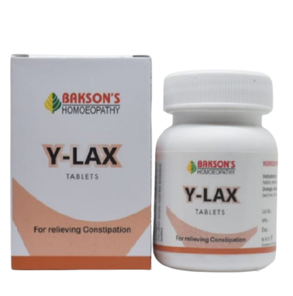 Y lax Tablets - Bakson- The Homoeopathy Store