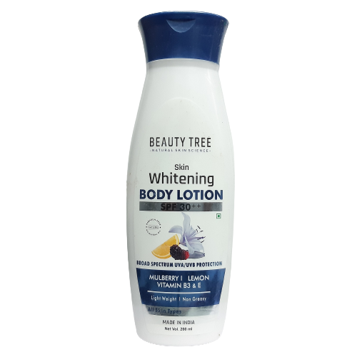 Beauty Tree Skin Whitening Body Lotion SPF 30 - The Homoeopathy Store