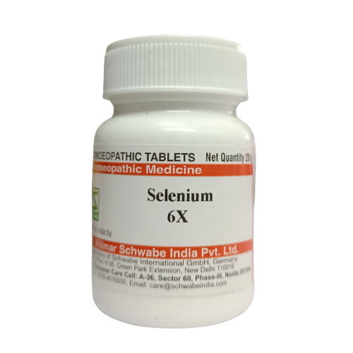 Selenium 6X Schwabe India - Dr. Willmar Schwabe India- The Homoeopathy Store