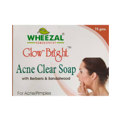 Wheezal Glow Bright Acne Clear Soap - Wheezal- The Homoeopathy Store